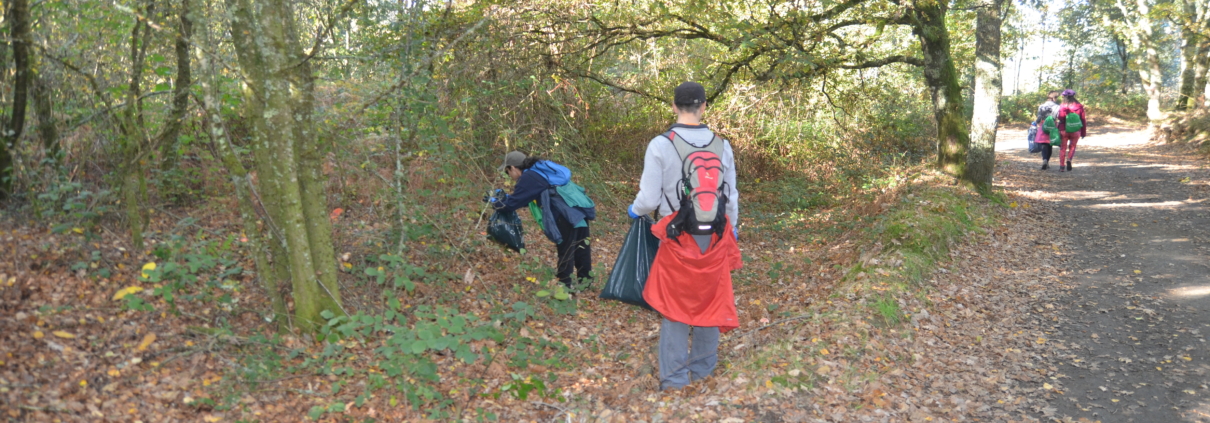 Caminata Inaugural Camino Clean- Participación activa en la recogida de basura