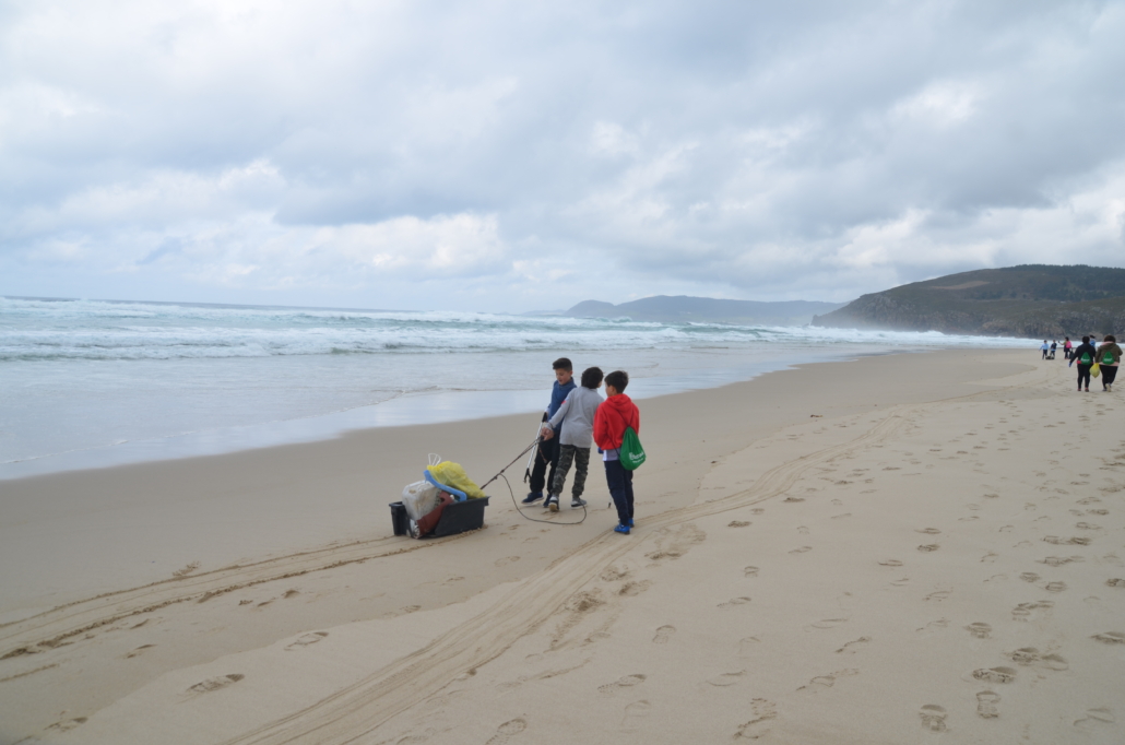 Segunda salida Camino Clean - Los niños participaron activamente