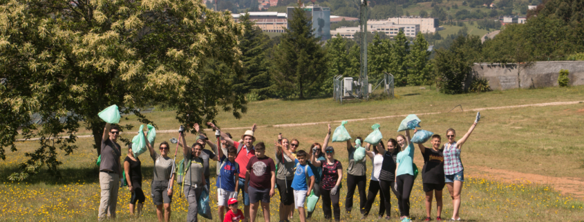 Equipo antibasura en el Camino - 28 de junio de 2019