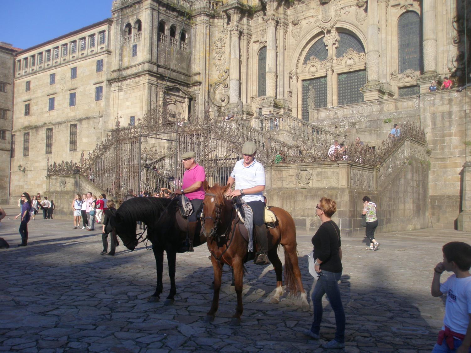 La Compostela sostenible a caballo.